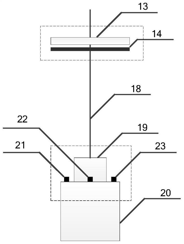 Multi-swing angle detection device for multi-spreader bridge crane based on optical sensor locator