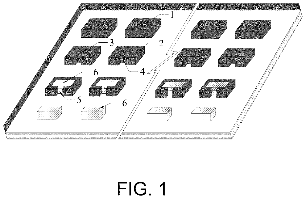 Internally injected replacement support room-type coal pillar recovery method