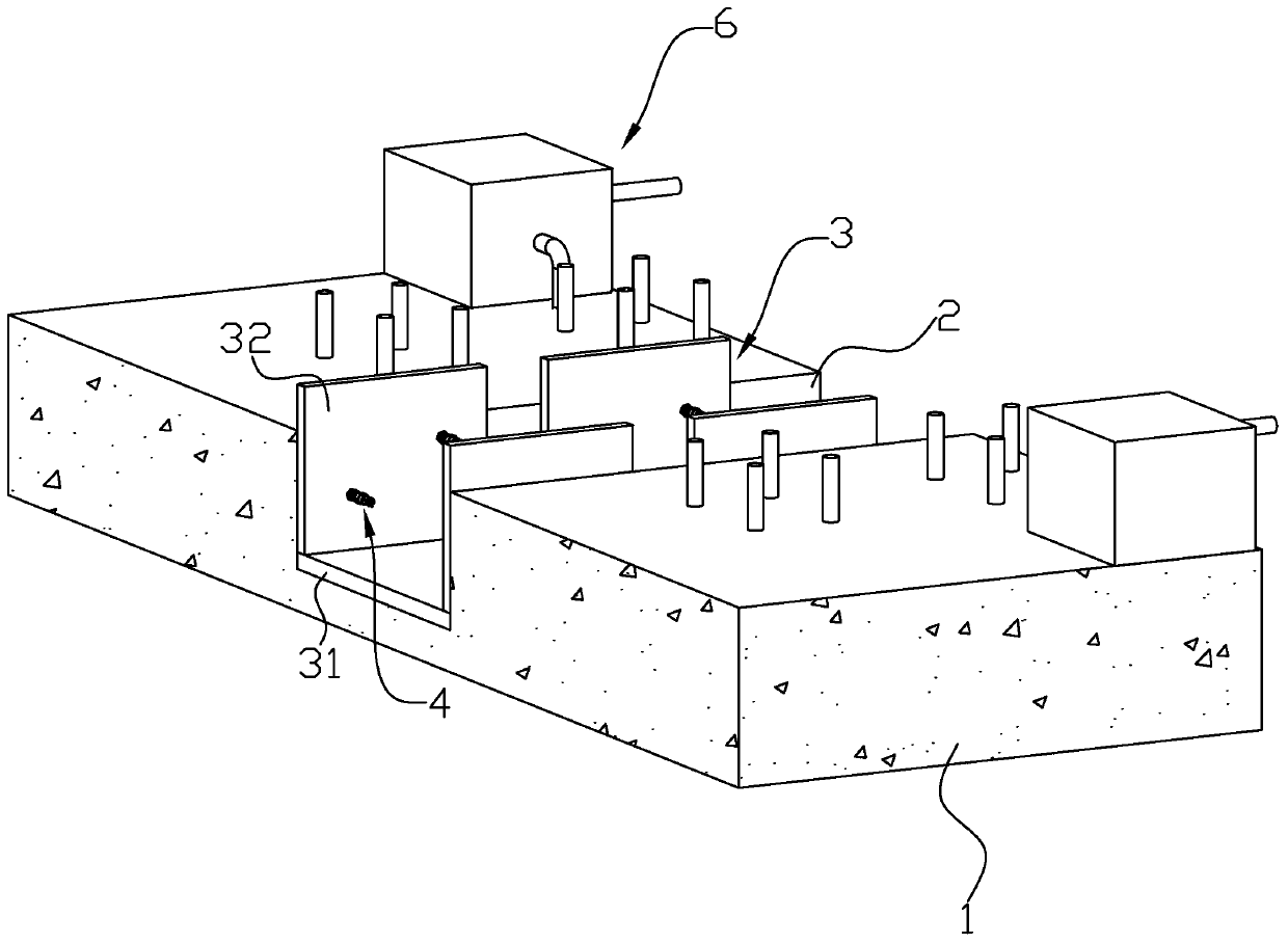 Method for earlier excavation and later supporting of groove in foundation construction