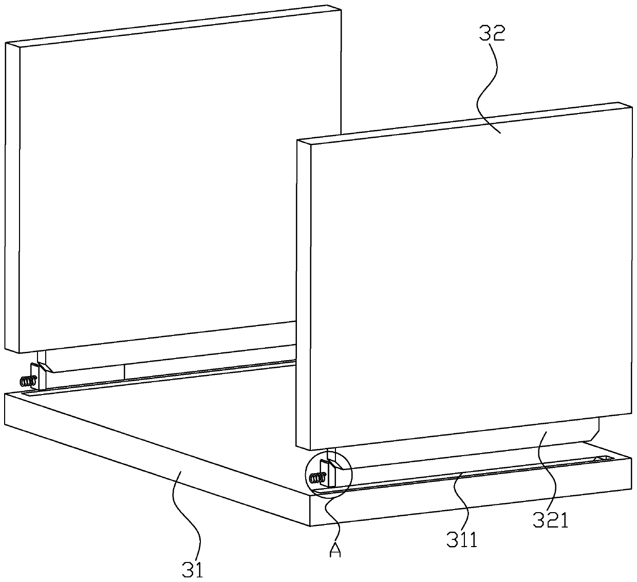 Method for earlier excavation and later supporting of groove in foundation construction