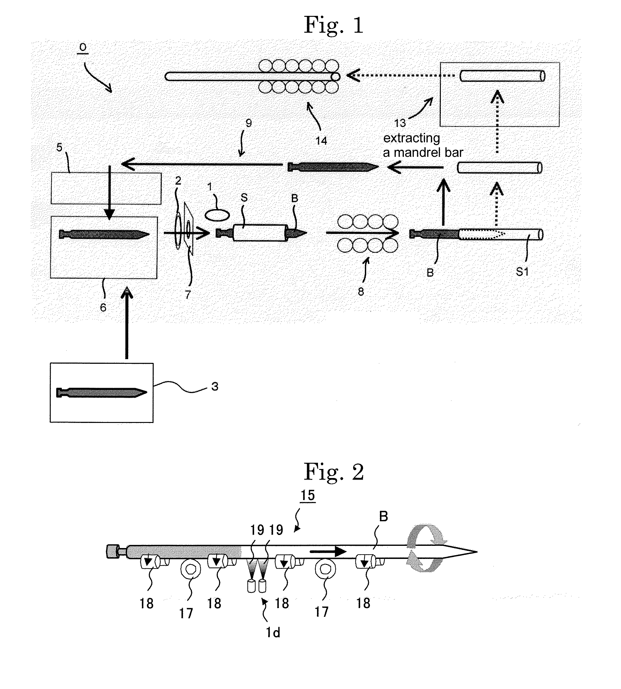 Mandrel bar cleaning facility