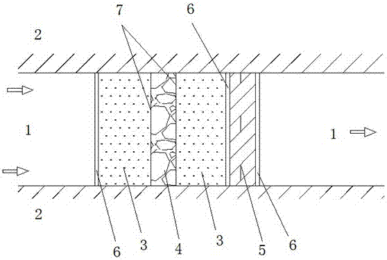 An aquatic plant inlaying combination system used for water body cleaning