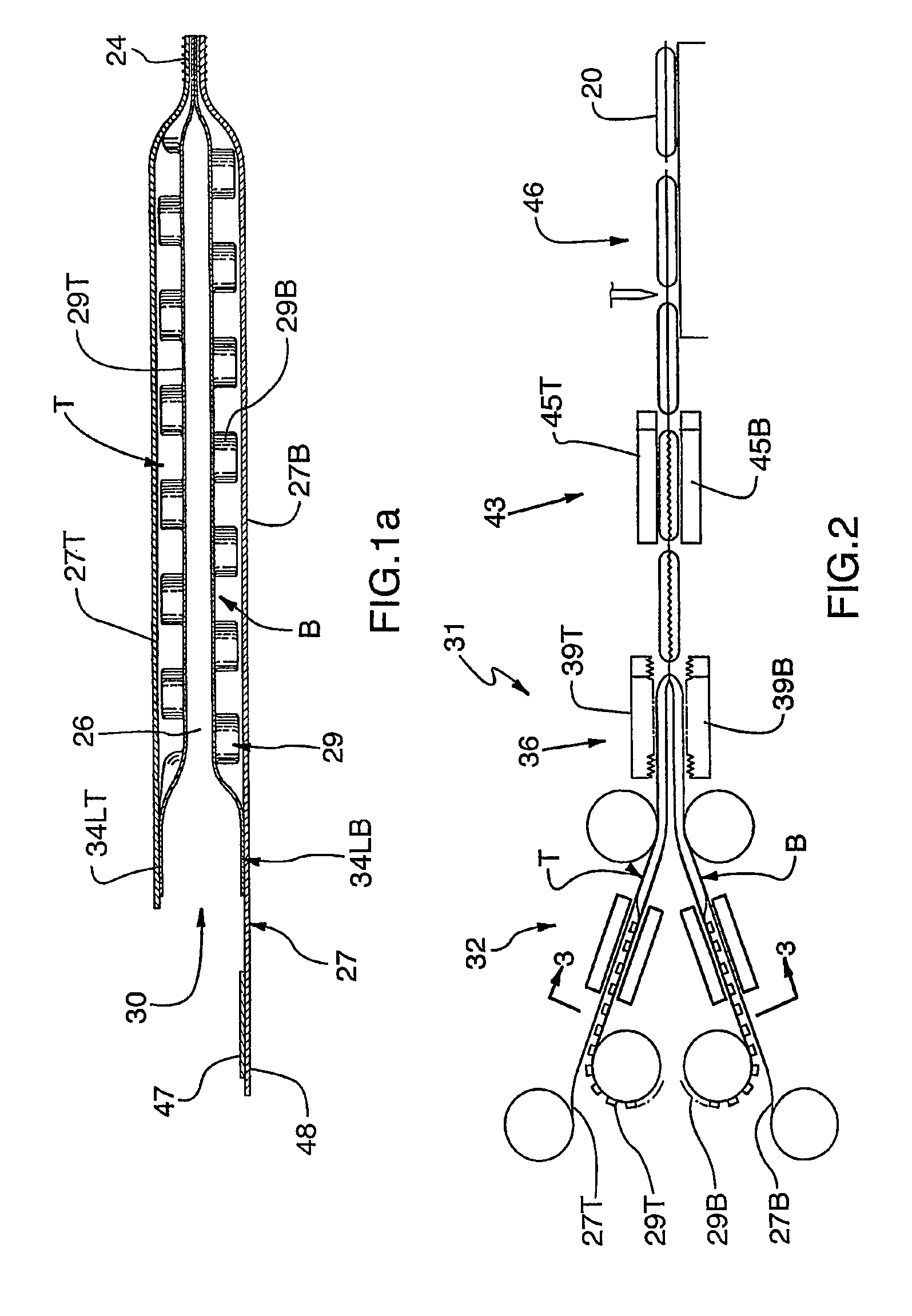 Procedure of attaching sheets and padded envelope