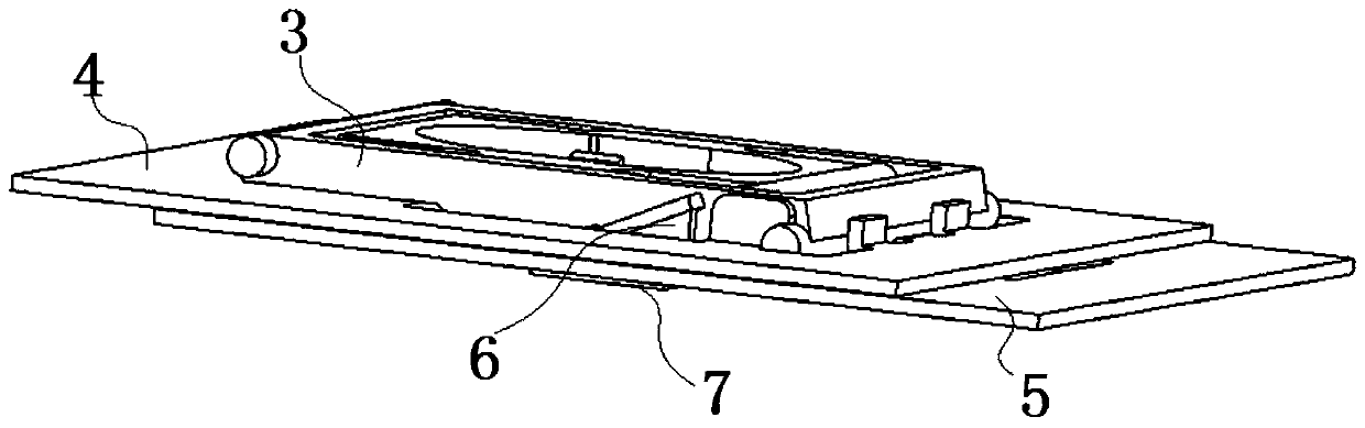 Keyboard automatic expansion and folding method and lifting key