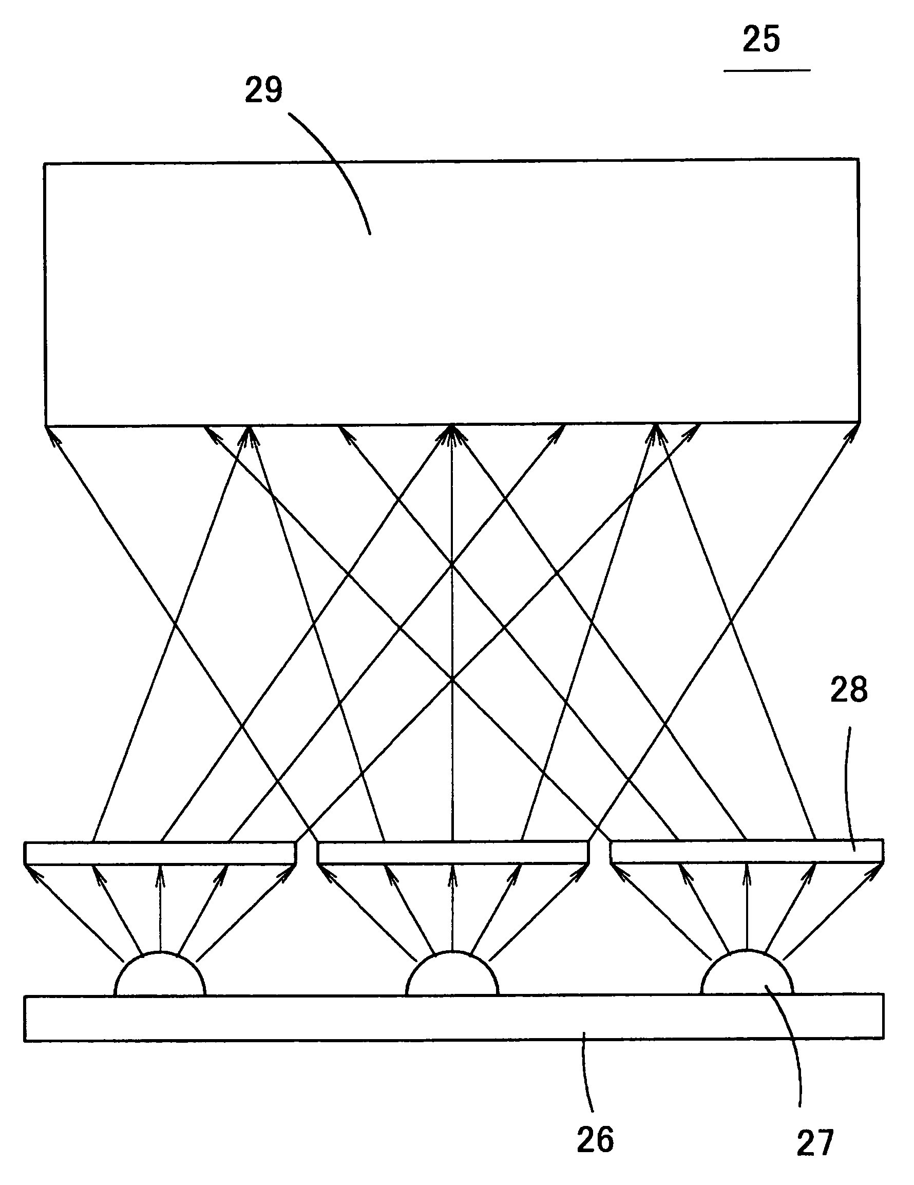 Light emitting source and a light emitting source array