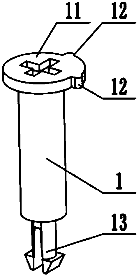 Rotary rod type server upper cover unlocking module structure