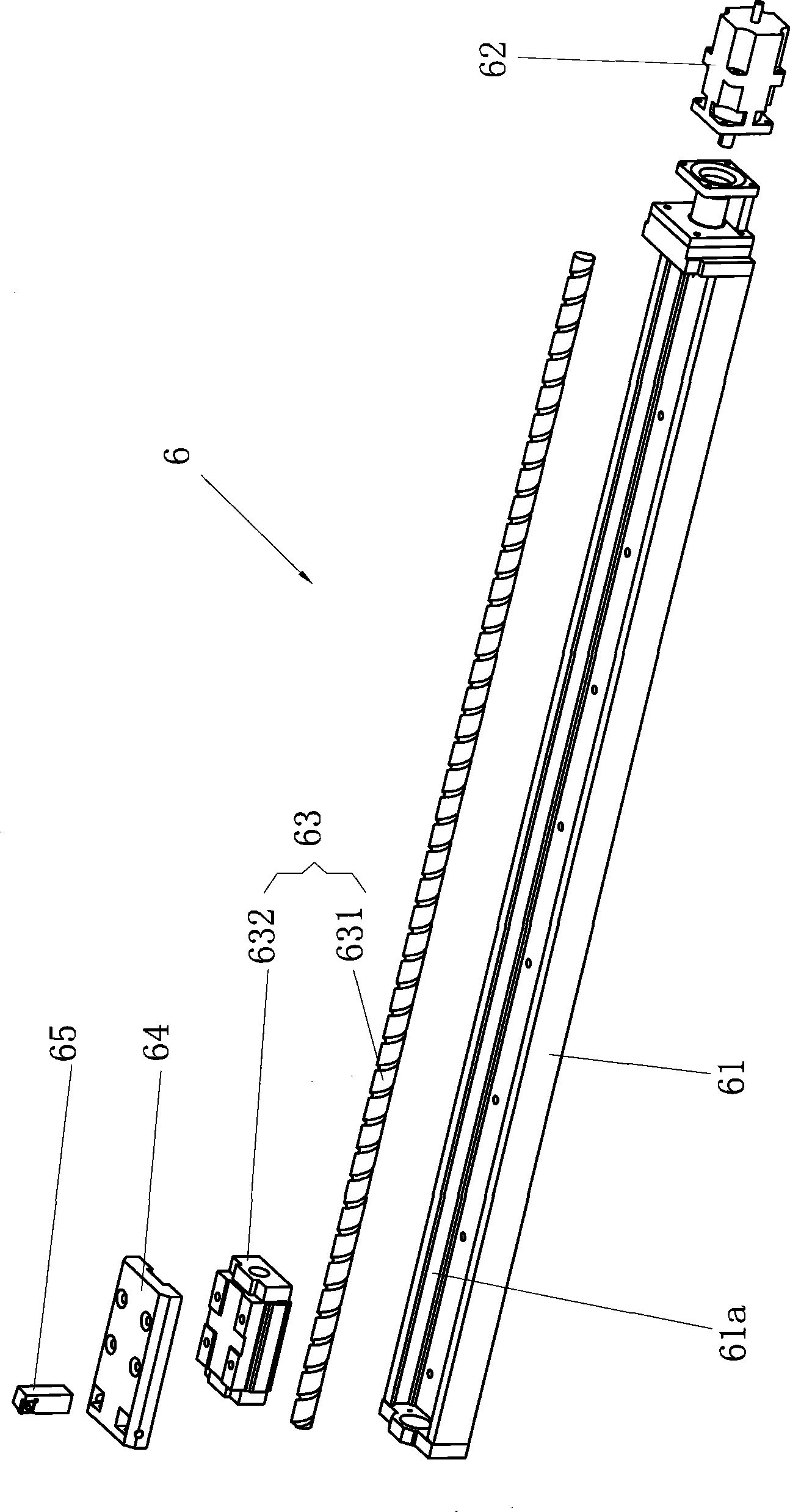 Multi-knife boring processing numerical control borer