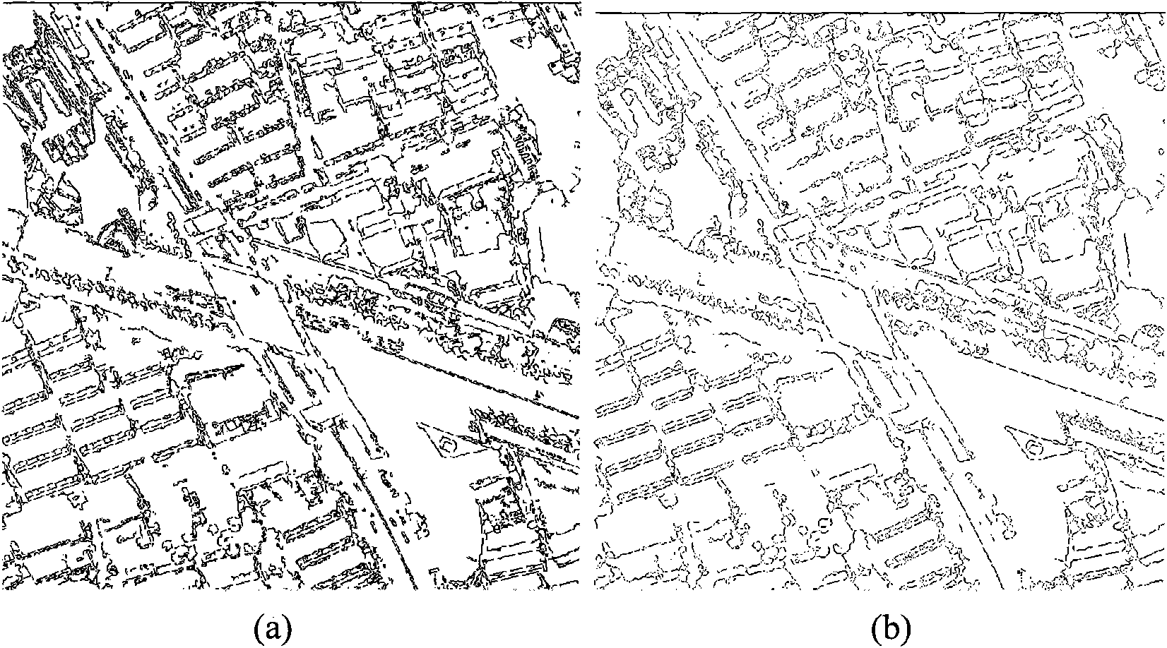 Remote sensing image road extracting method based on stereo constraint