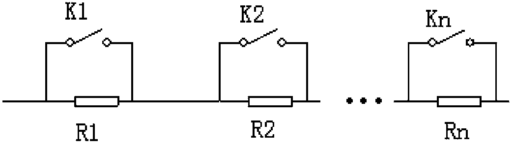 Passive thermal resistor sensor signal simulation circuit