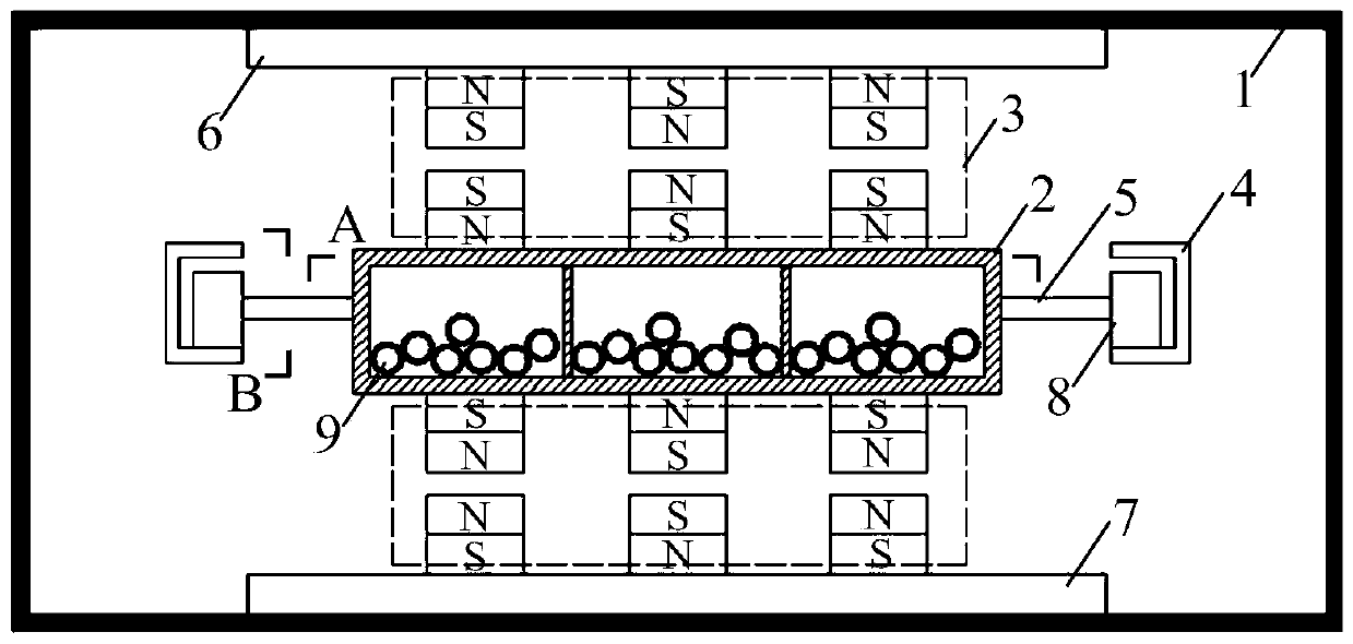 A Multiple Shock Absorber Based on Magnet Performance