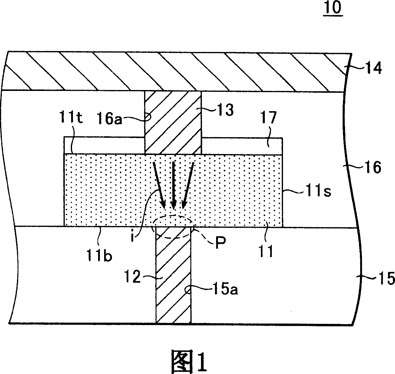 Electrically rewritable non-volatile memory element and method of manufacturing the same