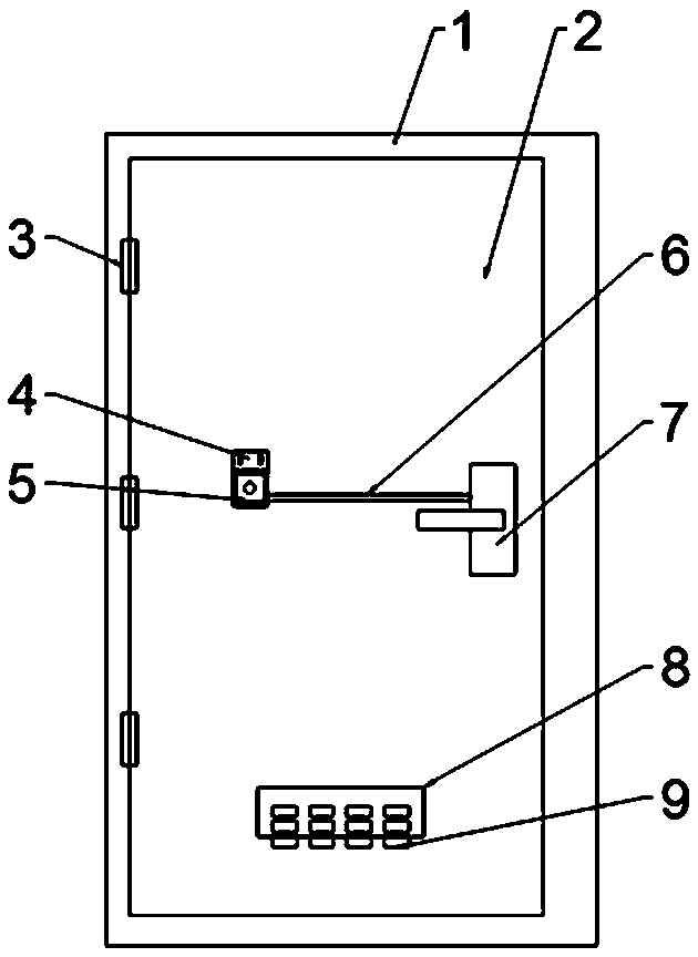 Dedusting composite security door