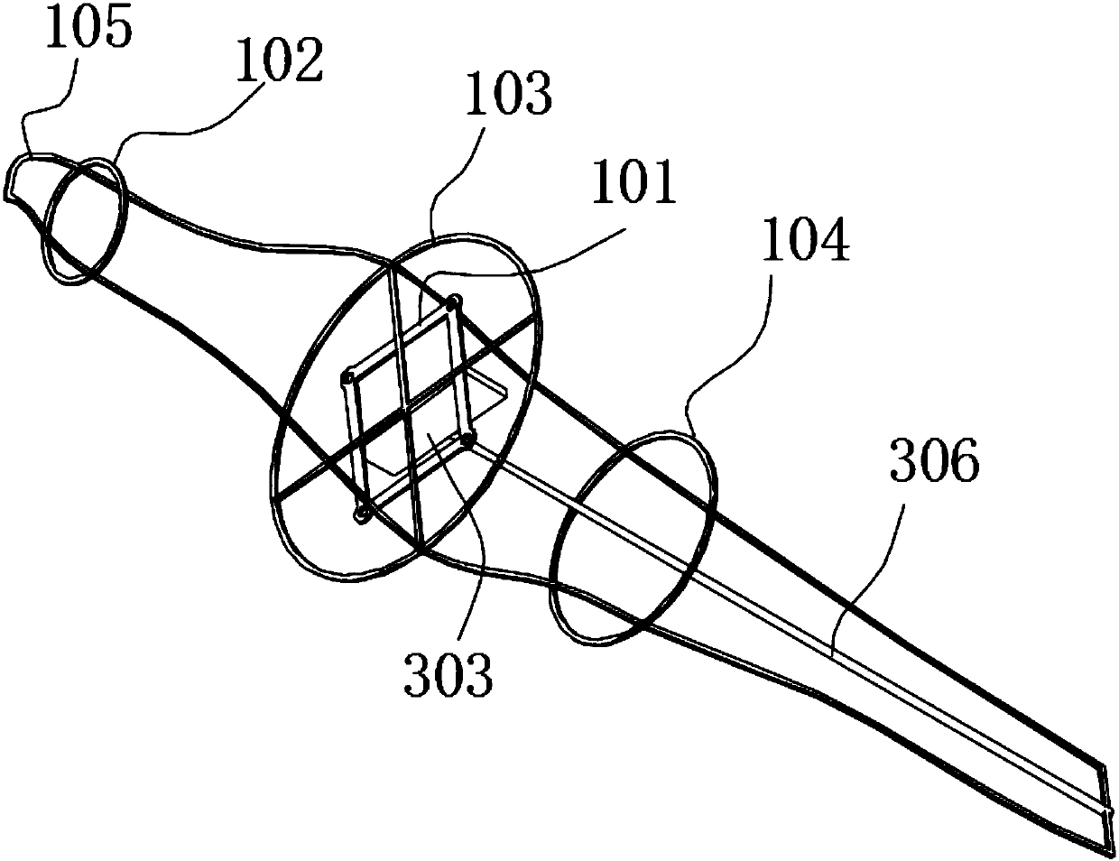 Bionic flapping-wing aircraft based on flapping-folding-torsion coupling movement