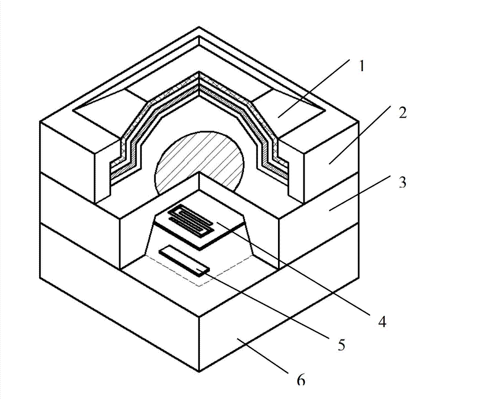 Capacitive miniature tire pressure sensor