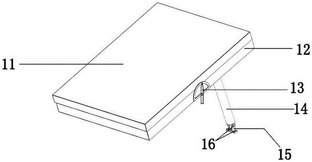 Model test device and method for law of rolling stone motion