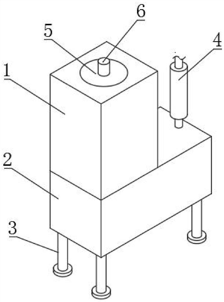 Separation device for enzyme preparation production