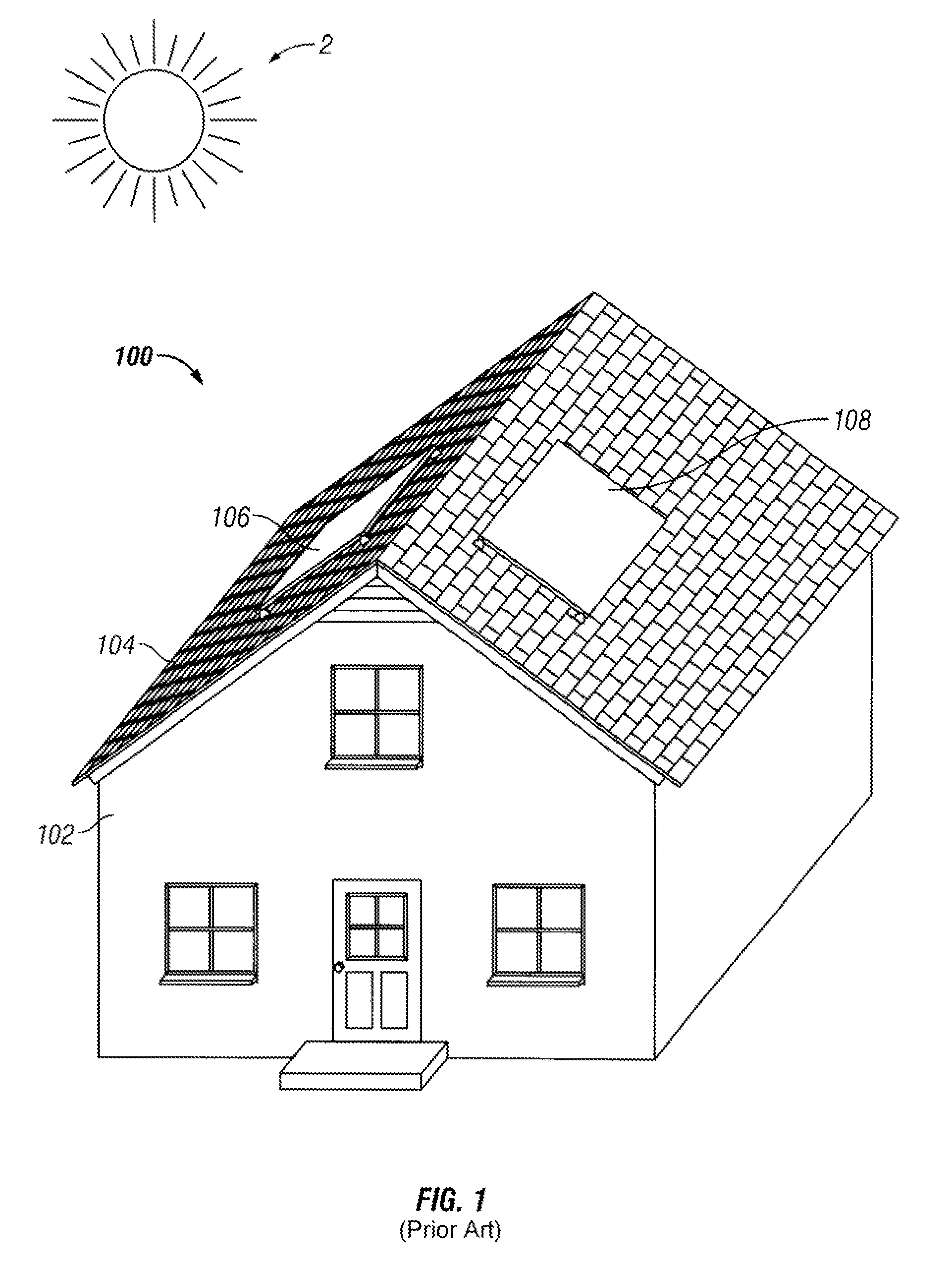 Solar shingle system