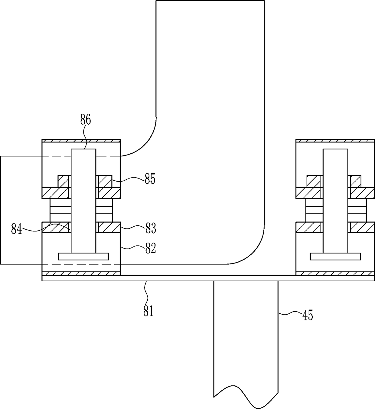 An industrial hot melt pipe stabilization hot melt auxiliary equipment