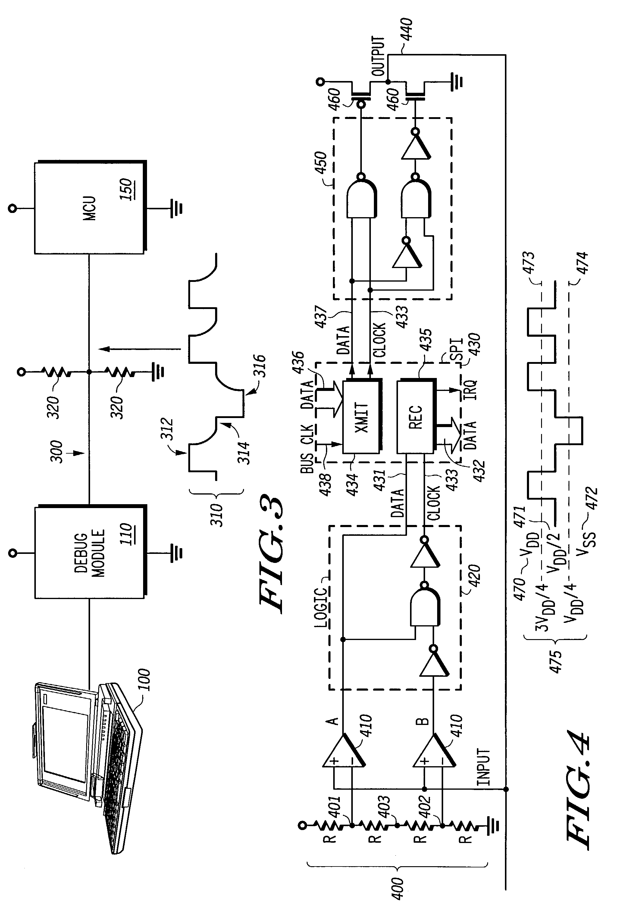 Asynchronous debug interface