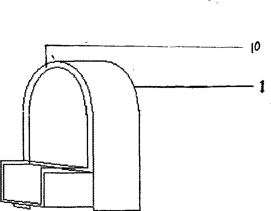 Stand type LED fluorescent lamp