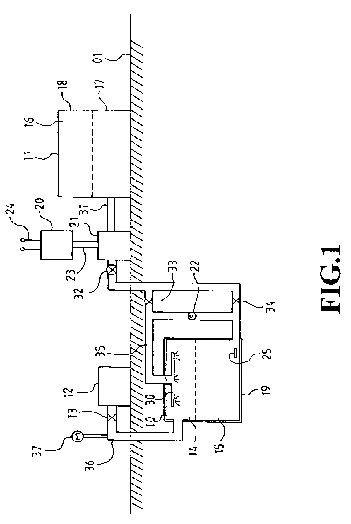 Electricity storage and recovery system