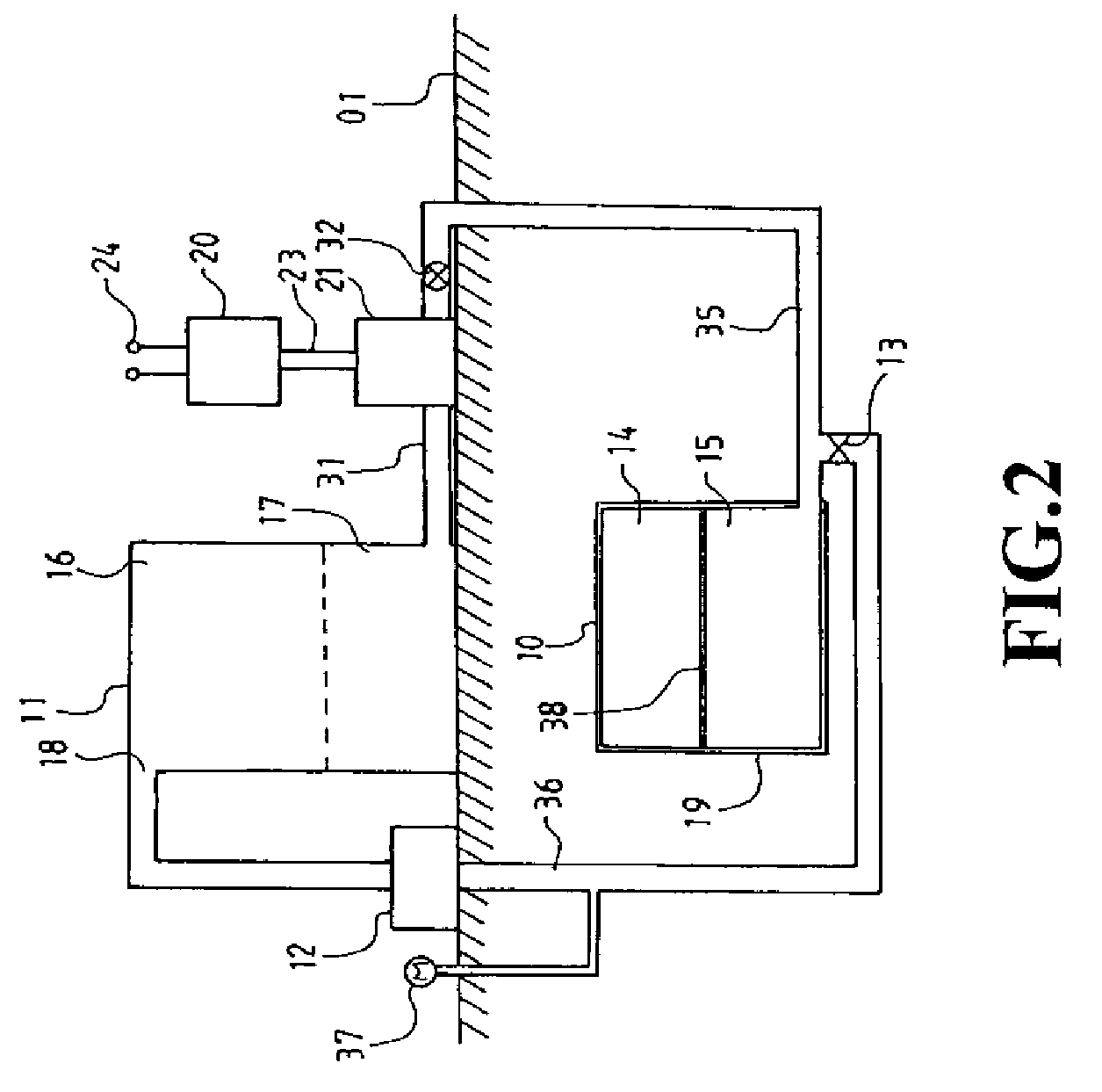 Electricity storage and recovery system