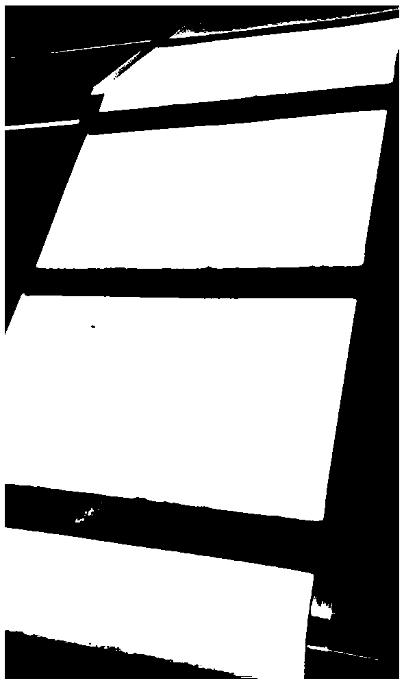 Electrode support type inorganic diaphragm and method for preparing same