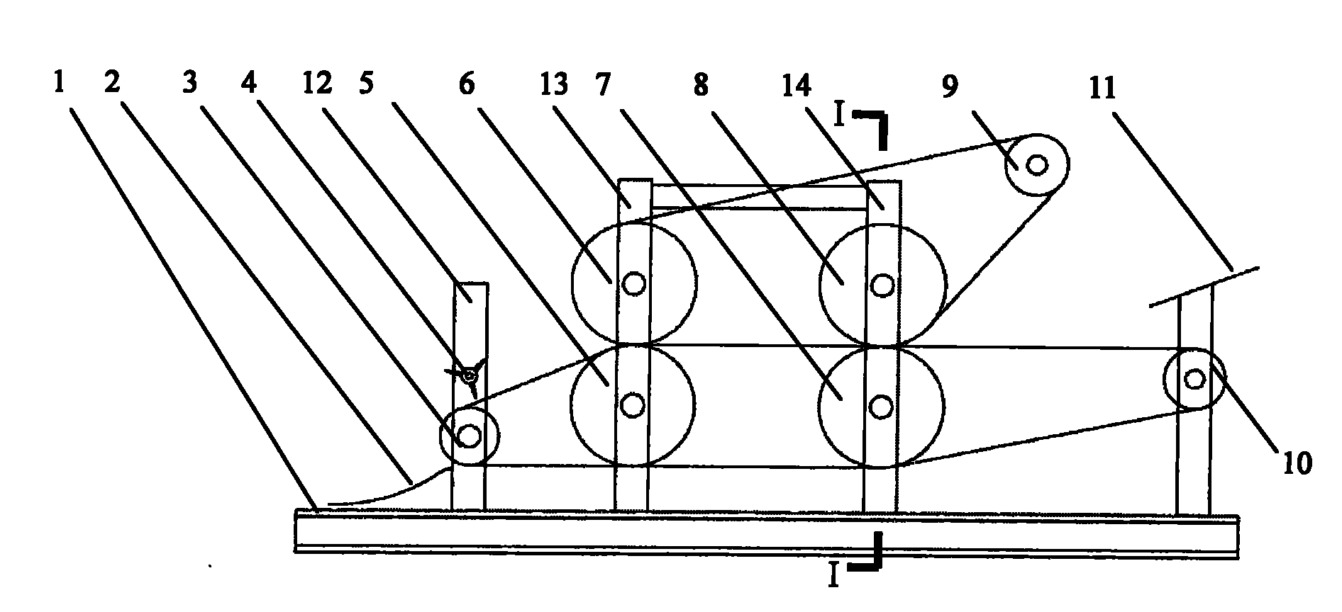 Belt rolling sludge granulator