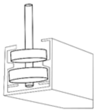 Measuring device for physiological state body length of experimental animal mouse