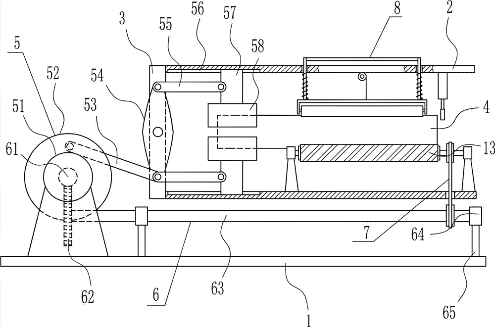 Iron pipe end dedusting and grinding device for mechanical machining