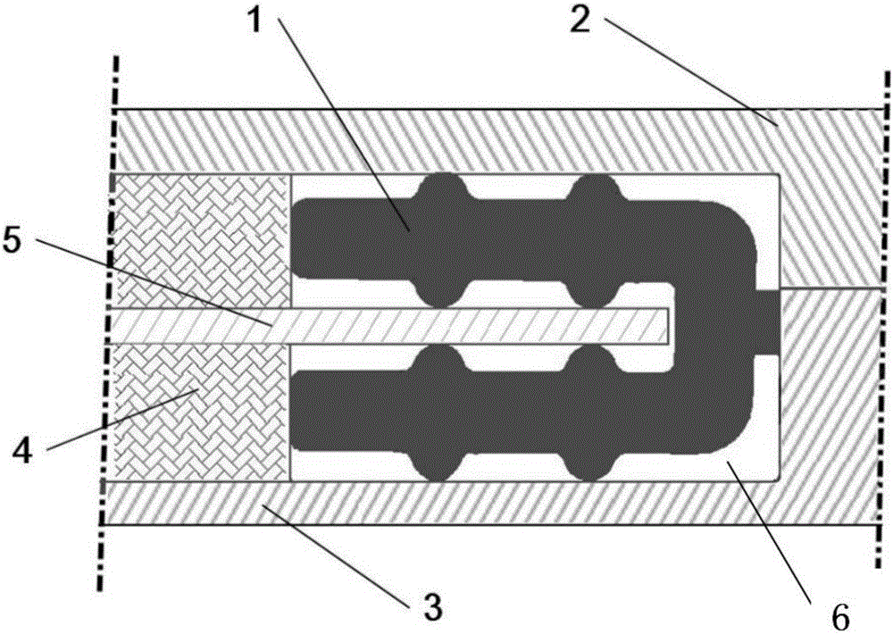 Sealing structure for redox flow battery