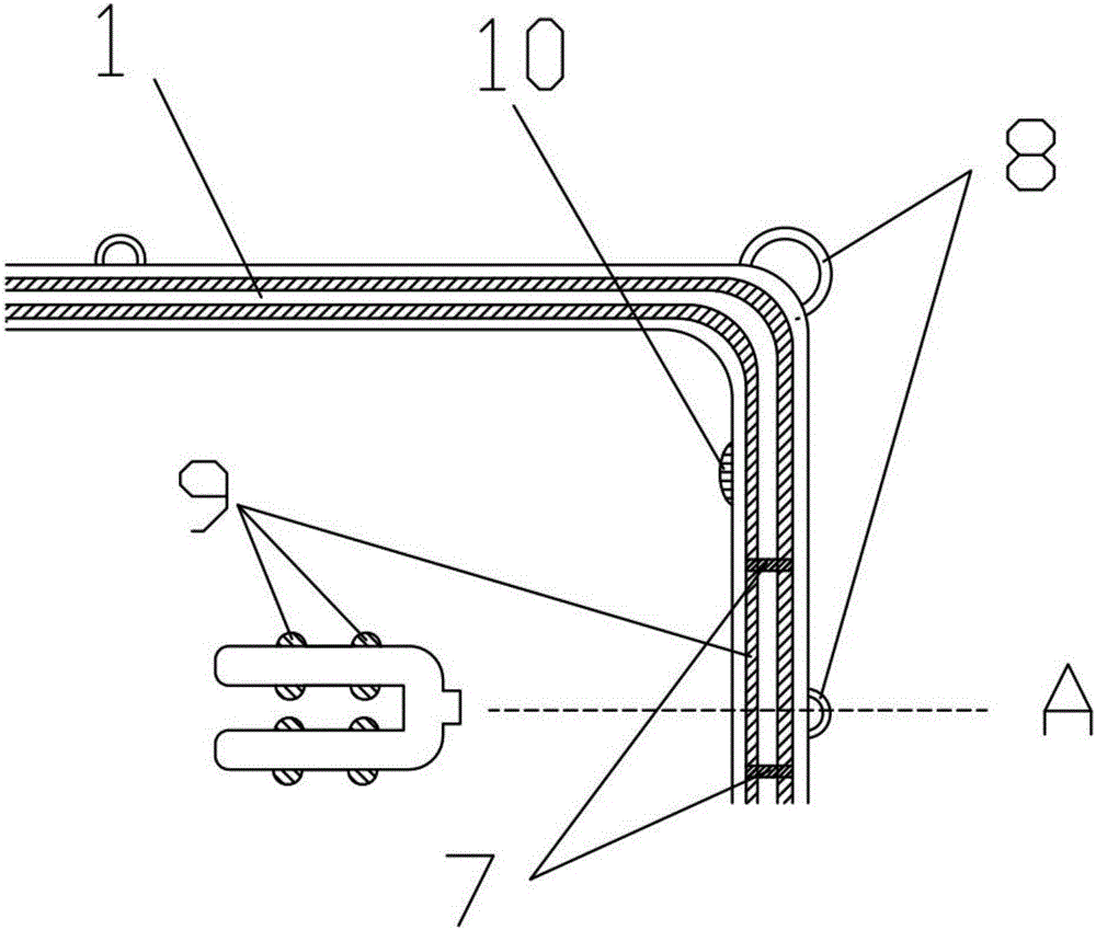 Sealing structure for redox flow battery