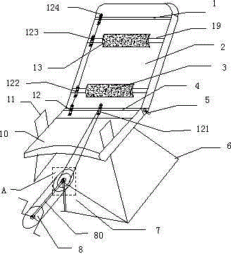 Novel multifunctional foot-stepping-type massaging chair