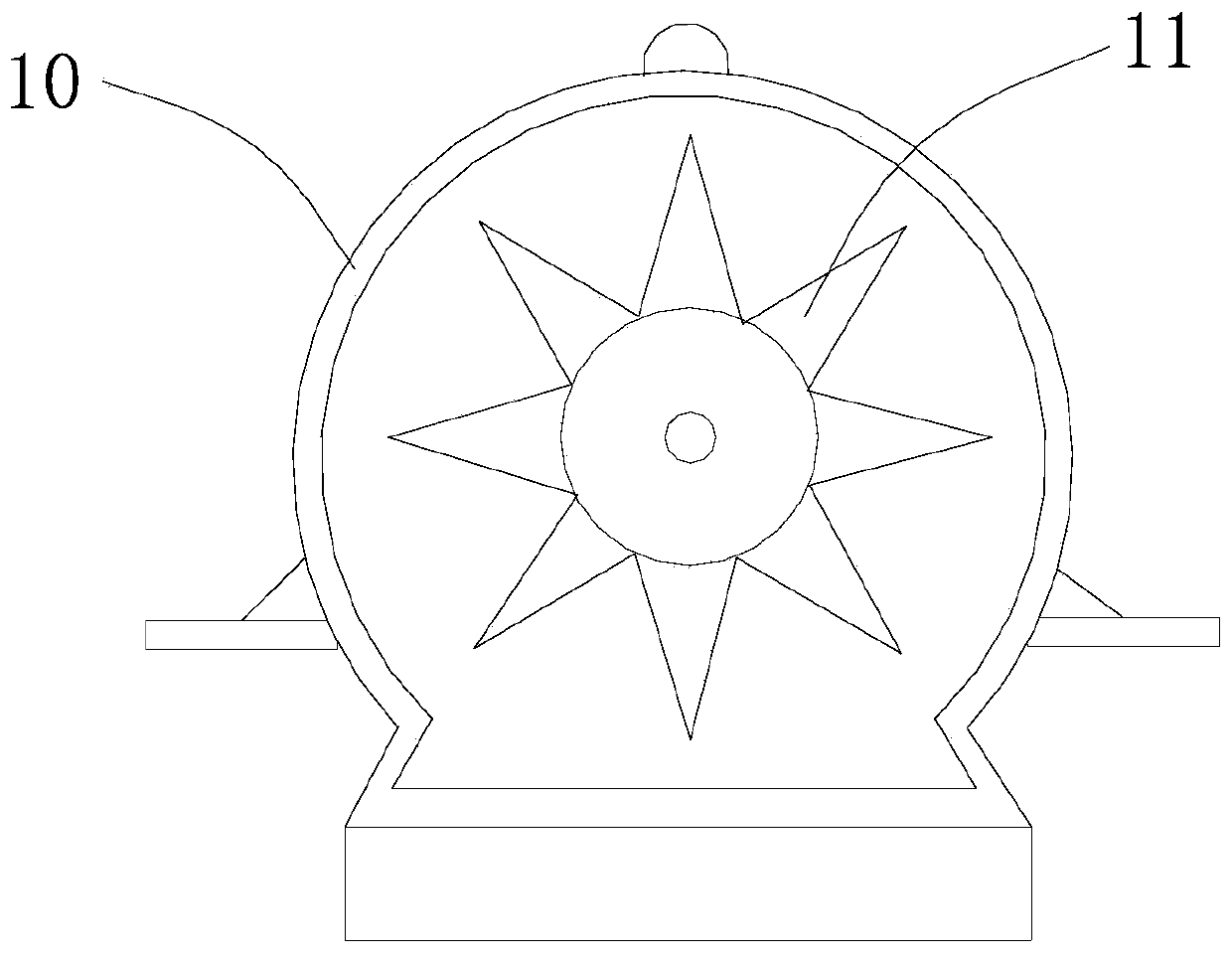 Dust collecting device