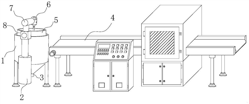 Multifunctional production line for bean products