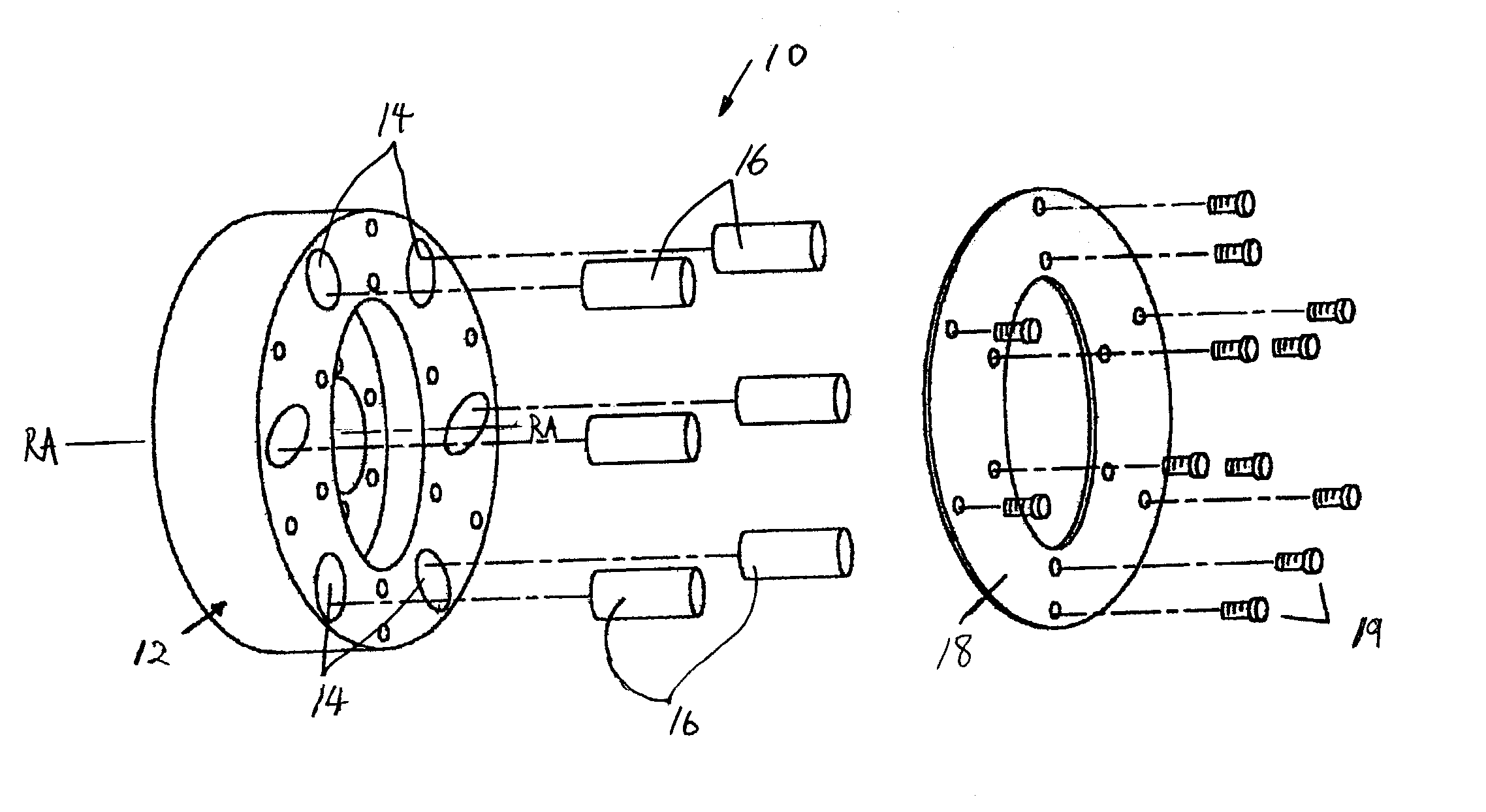 Vibration absorber assembly