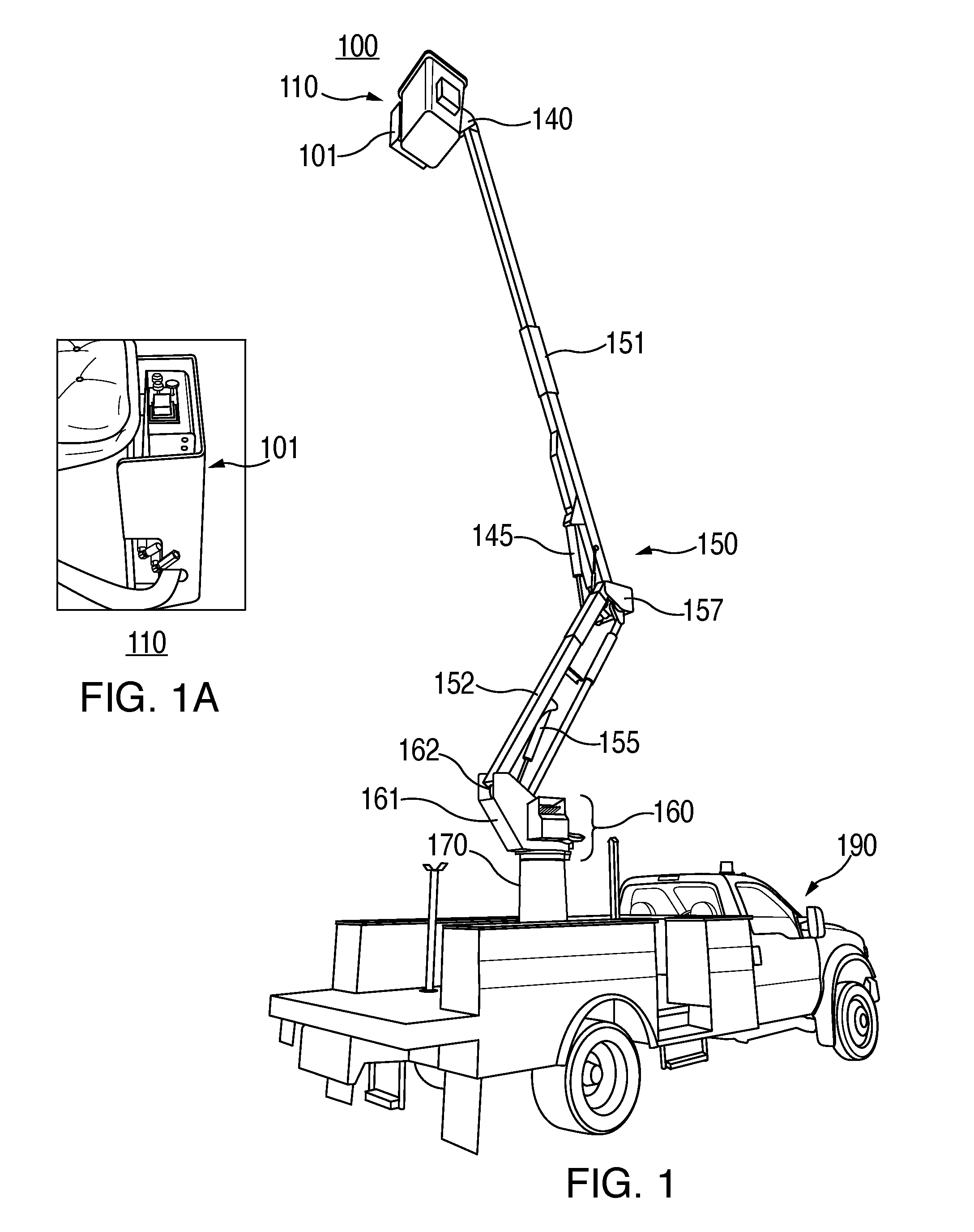 Apparatuses and methods for providing high electrical resistance for aerial work platform components