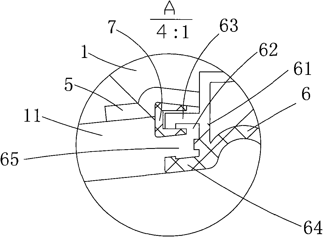 Refrigerator door with three-dimensional effect picture