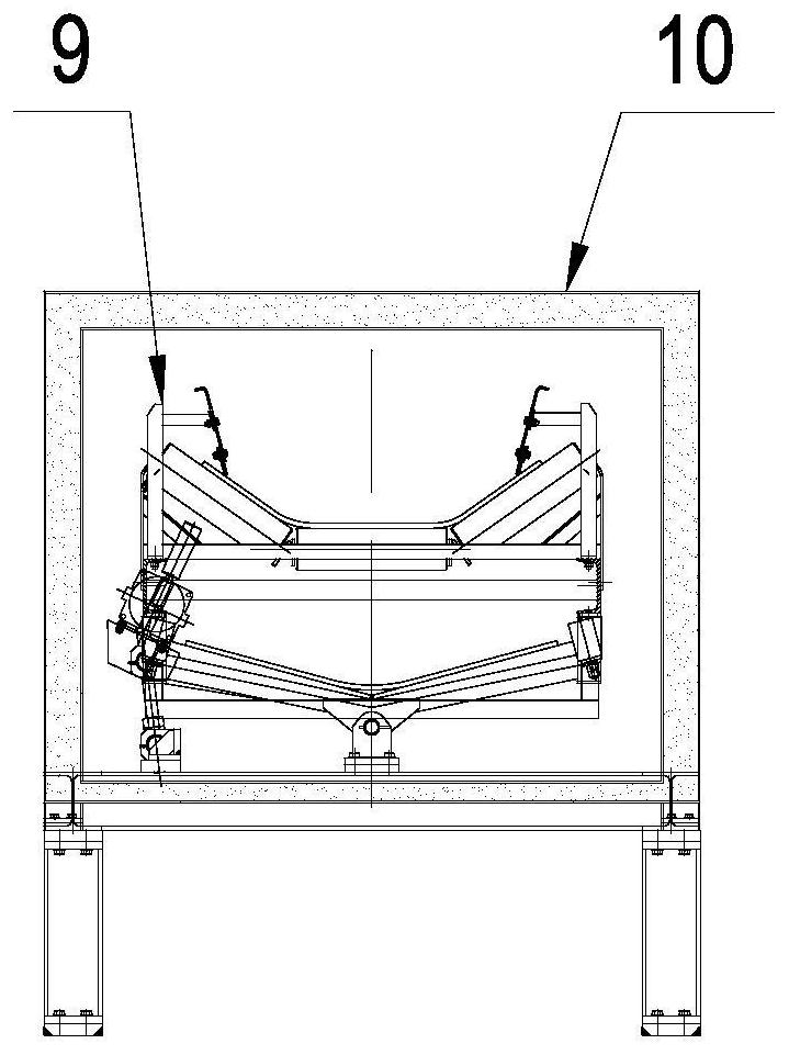 Soil pressure shield machine for stratum rich in harmful gas and tunnel construction method