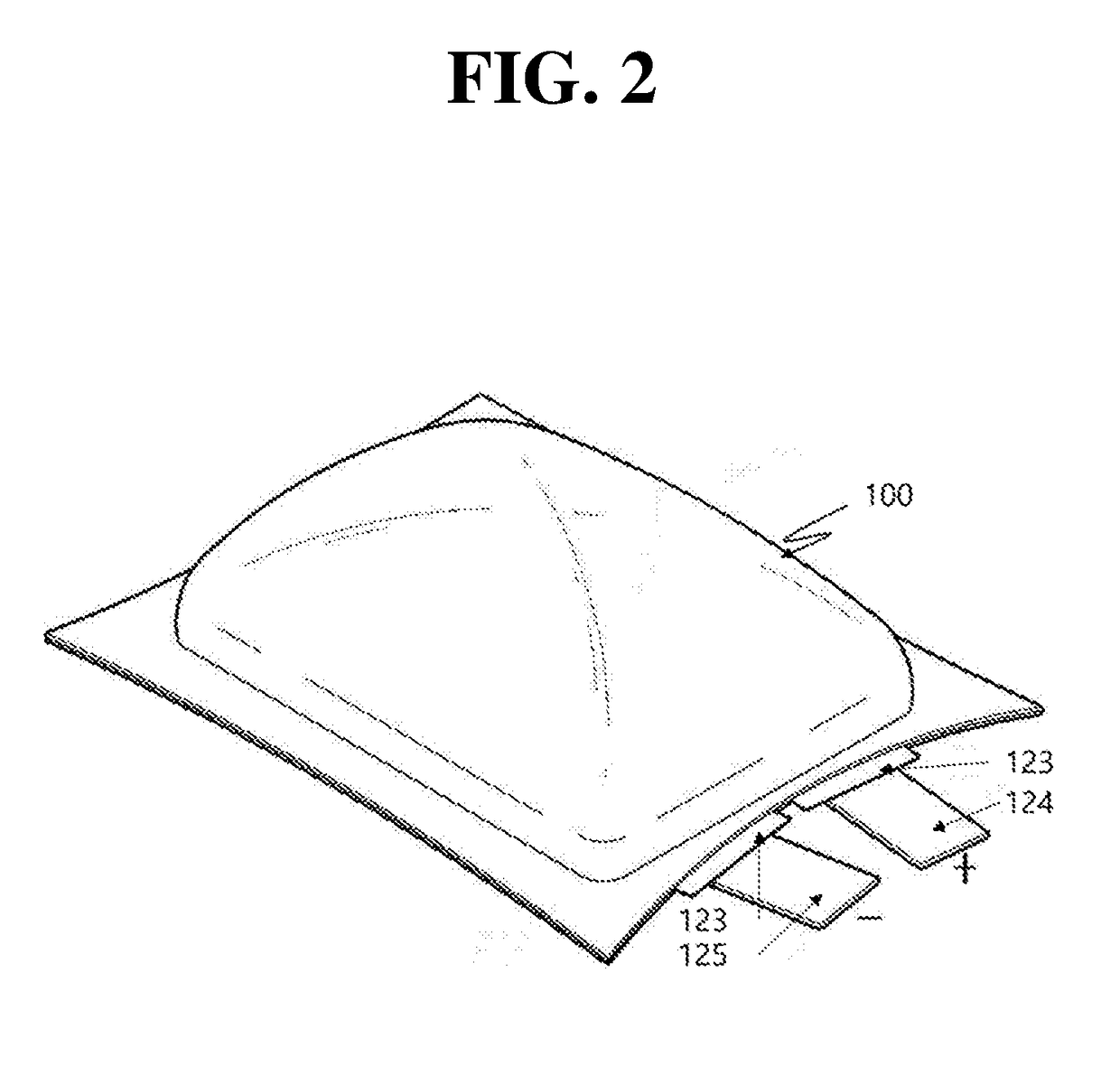 Pouch-shaped secondary battery including electrode lead having notch formed therein