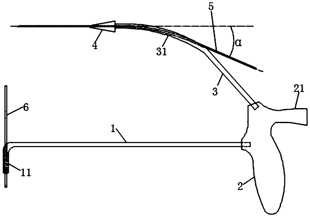 Femoral nail mouth opener with three-dimensional positioning function