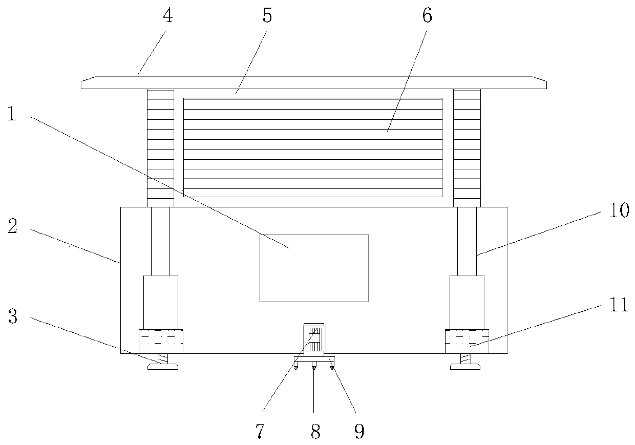 An inspection and maintenance device with safety protection function for high-altitude telecommunications towers