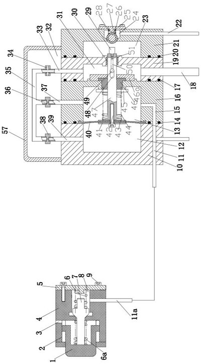 A pressing remote pressure switching sewage system