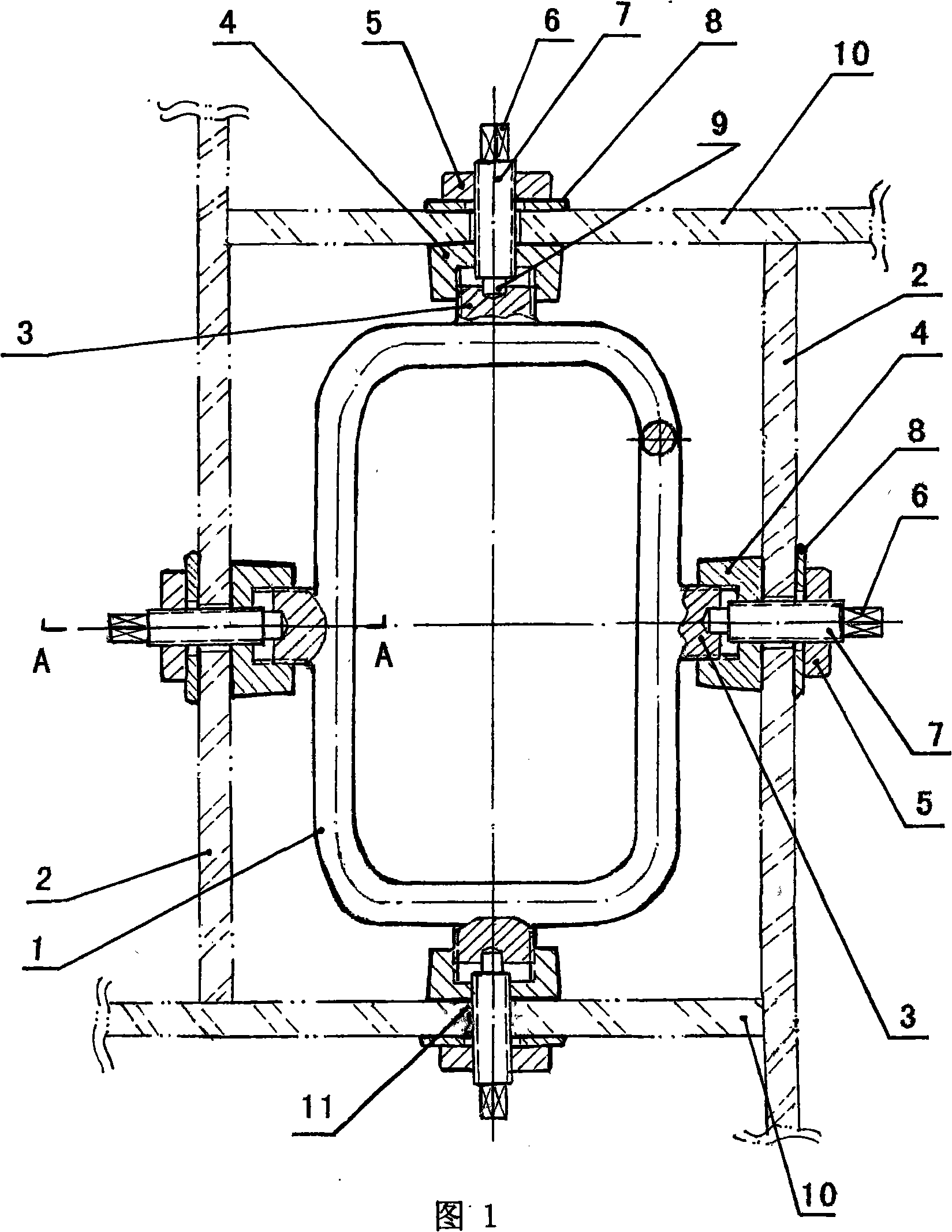 Bidirectional regulation positioning buckle device for building construction cast-in-situ concrete combined template