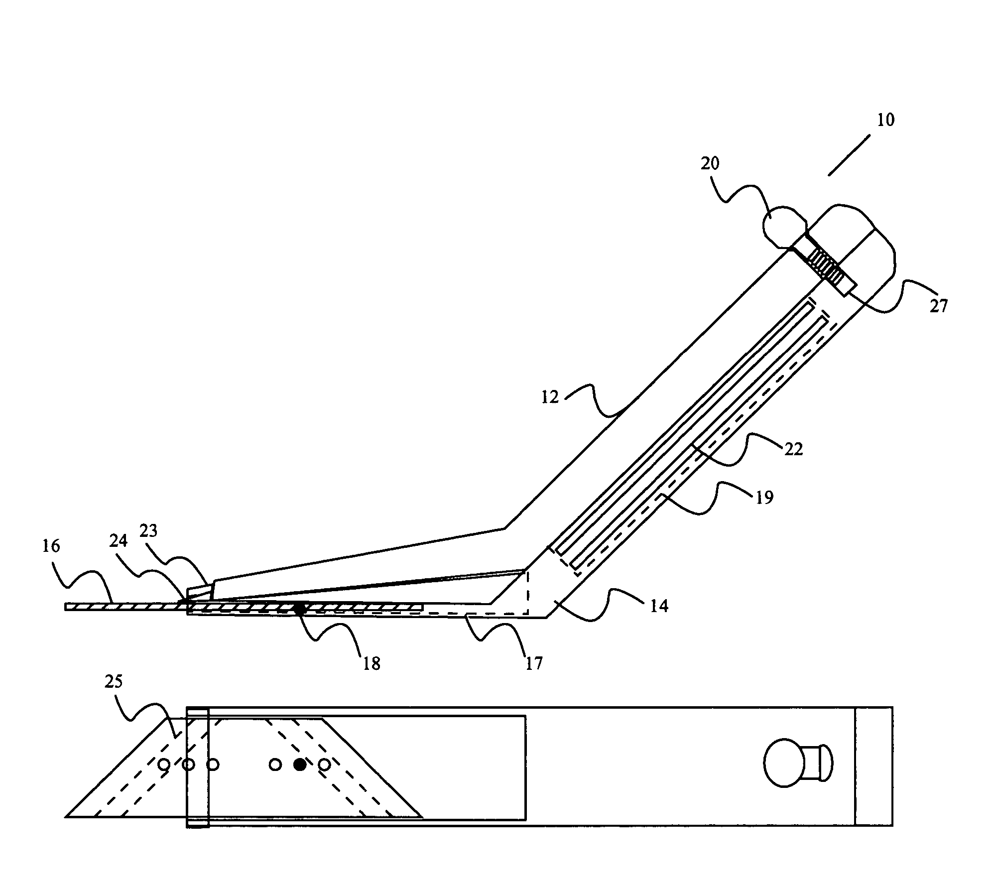 Utility knife for glaziers