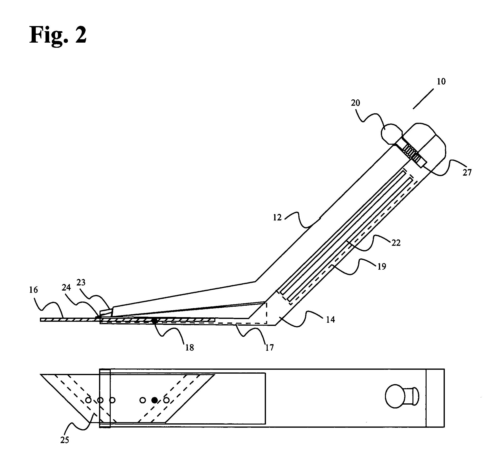 Utility knife for glaziers