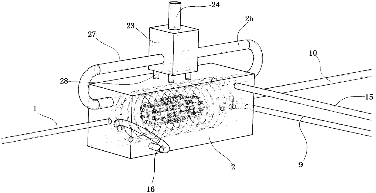 Horizontal type heat conduction oil heating furnace and method thereof