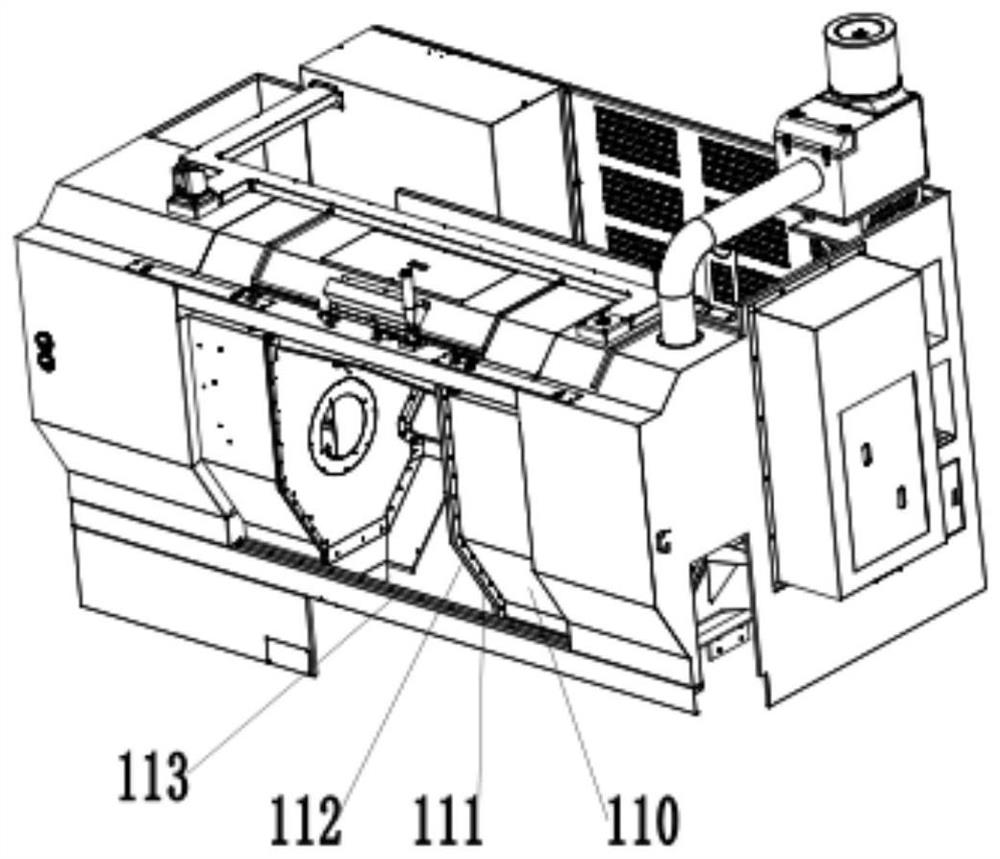 Super-bright surface hub machining machine tool protection device