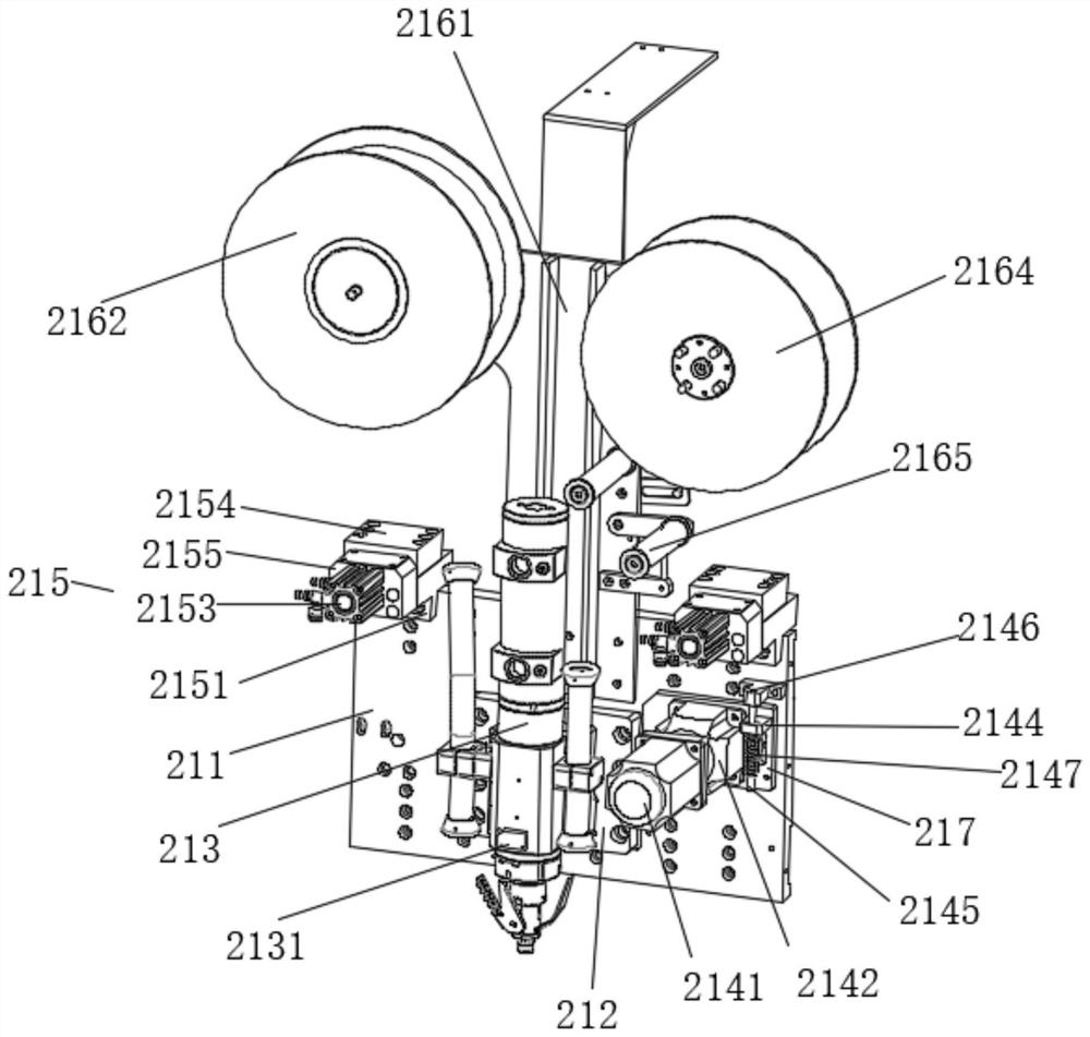 Sign positioning device of automatic riveting machine