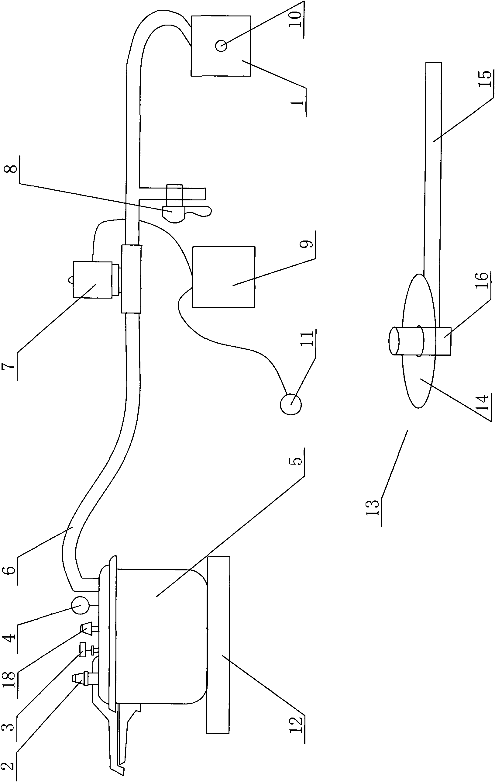 Automatic time control and pressure regulation scald apparatus